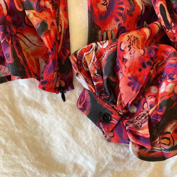 IRO stunning paisley “DENA” blouse NWT - Picture 5 of 10